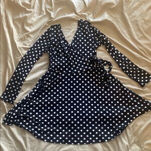 Forever 21 Black and White Polka Dot Dress